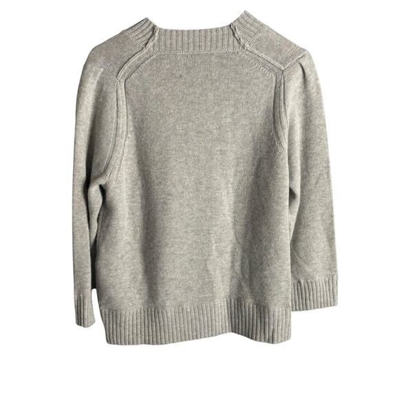 Brochu Walker Eton Layered Crew Looker Sweater Light Chia Melange / White Size L - Picture 6 of 8